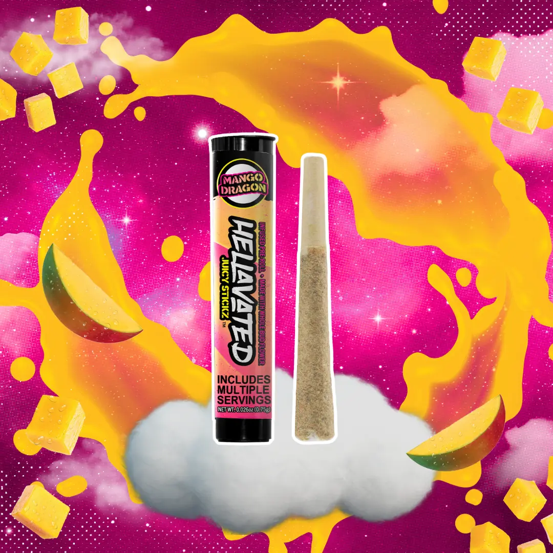 Current Mango Dragon Juicy Stickz packaging
