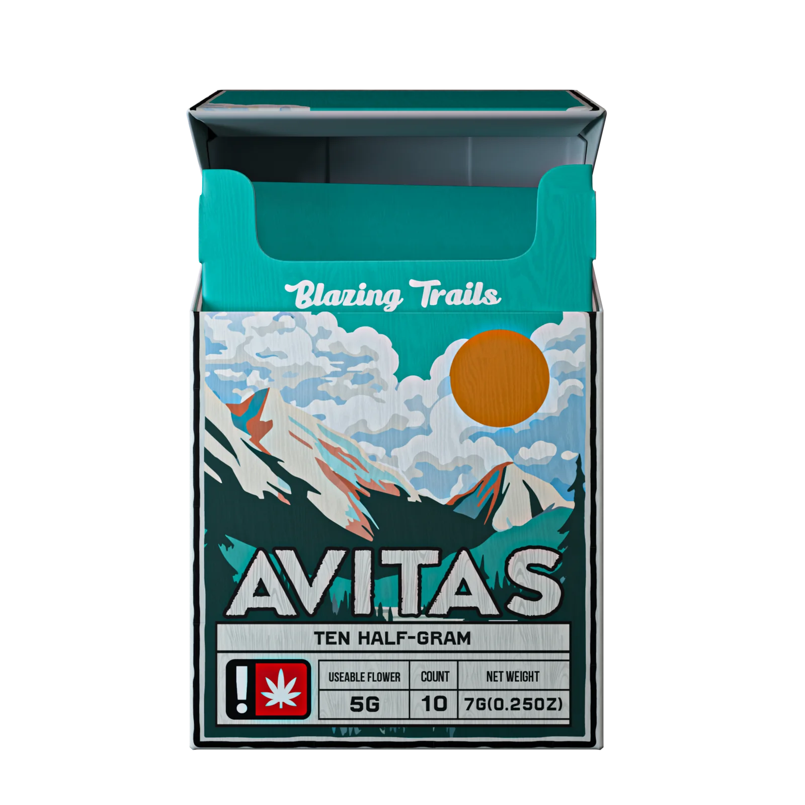 AVITAS pre-rolls 10-pack render